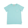 Carter Crewneck - Edisto Egg Blue with Worth Avenue White Stork