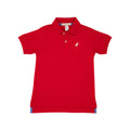 Prim & Proper Polo - Richmond Red with Worth Avenue White Stork